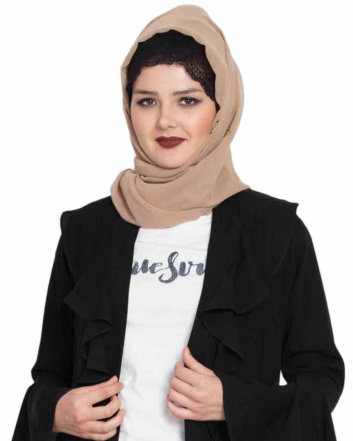 Basic Stole Hijab in Georgette Fabric