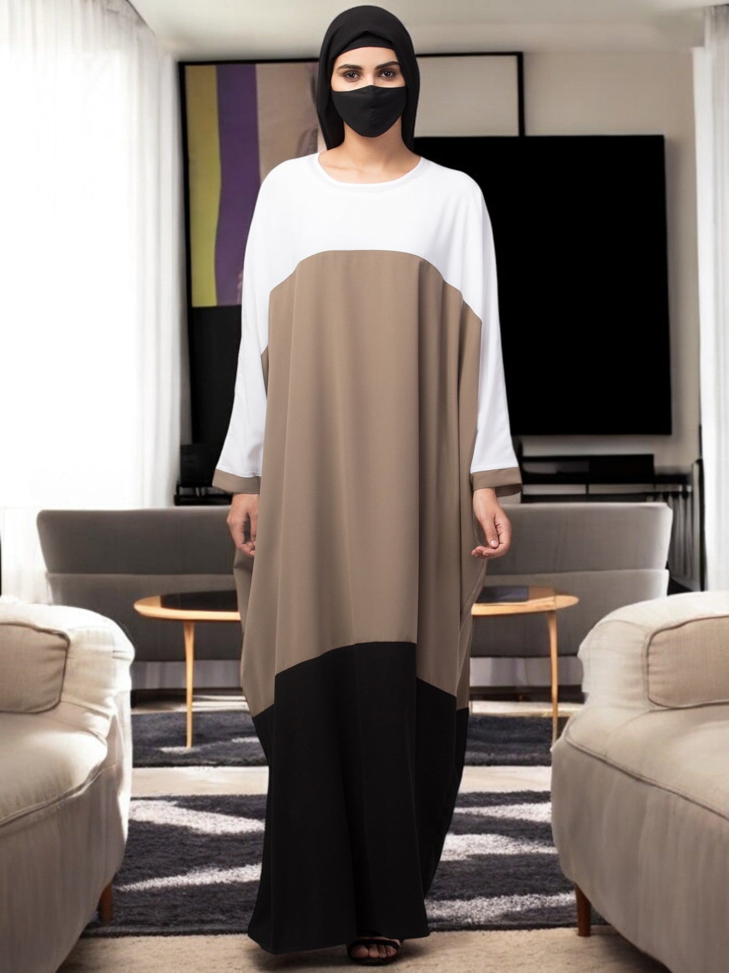 Multi Color Abaya Kaftan.