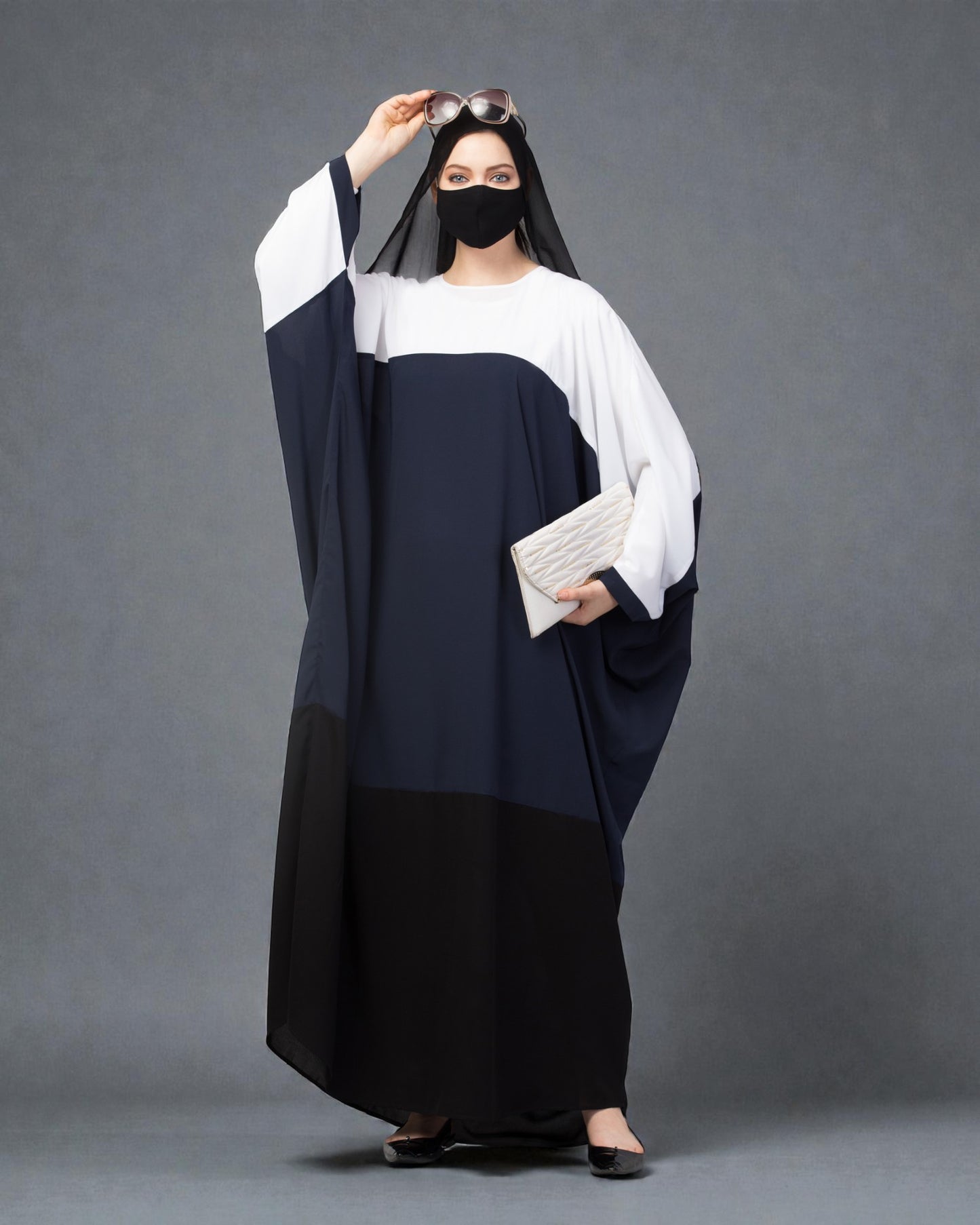 Musheco-Multi Color Abaya Kaftan.