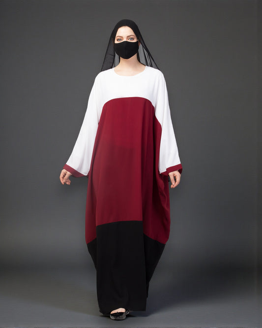 Musheco-Multi Color Abaya Kaftan.