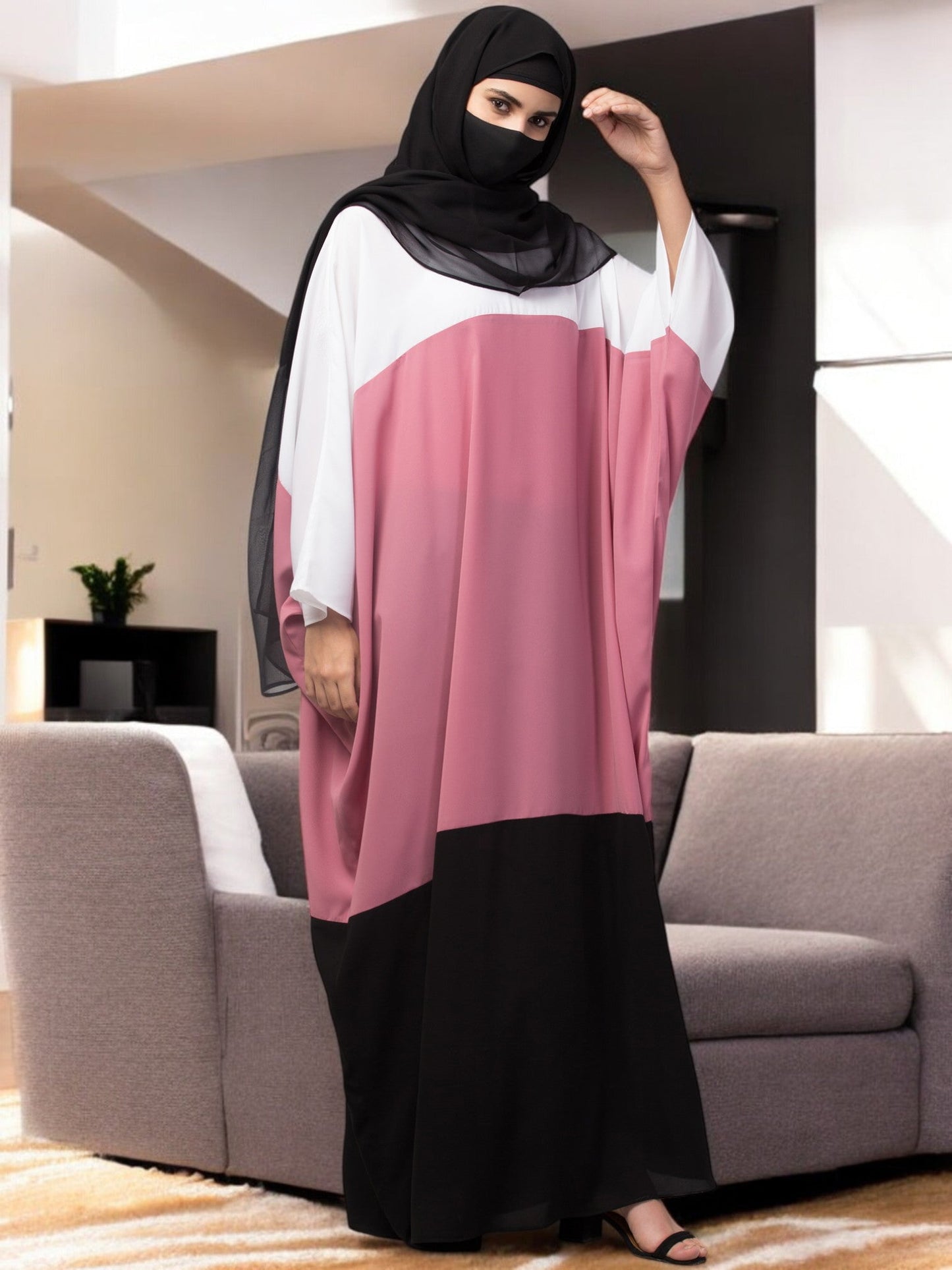 Multi Color Abaya Kaftan.