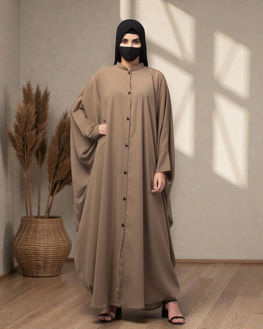 Musheco- Free Size Kaftan In Fairdaus Fabric| Front Open