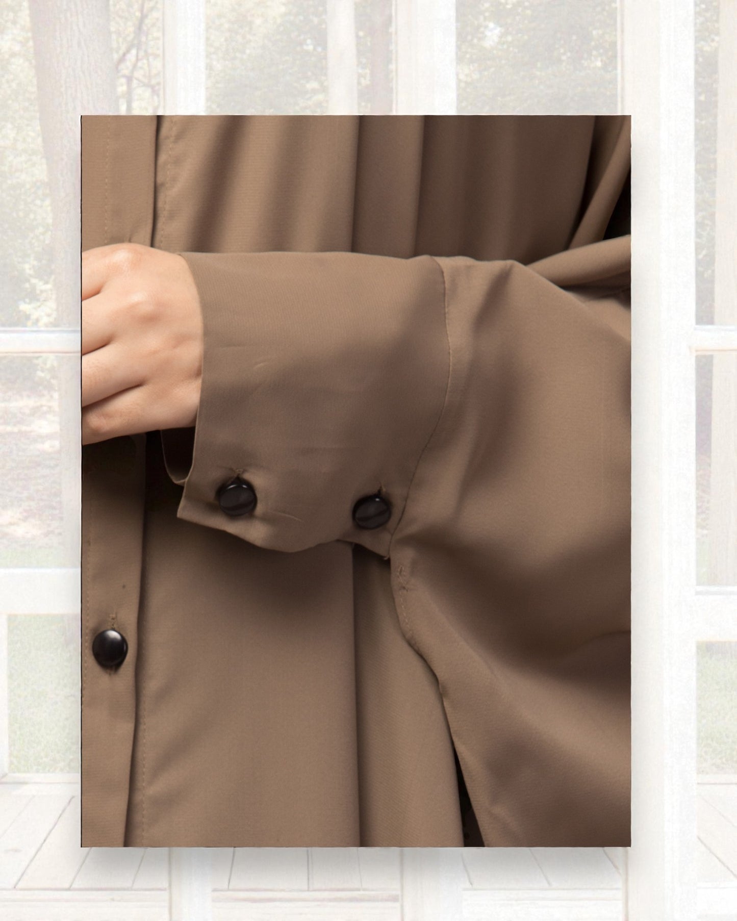 Musheco- Free Size Kaftan In Fairdaus Fabric| Front Open