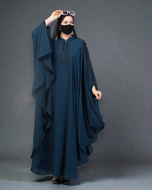 Erani Kaftan With Embellished Lacework