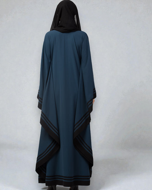 Latest Kaftan Abaya With Stripes