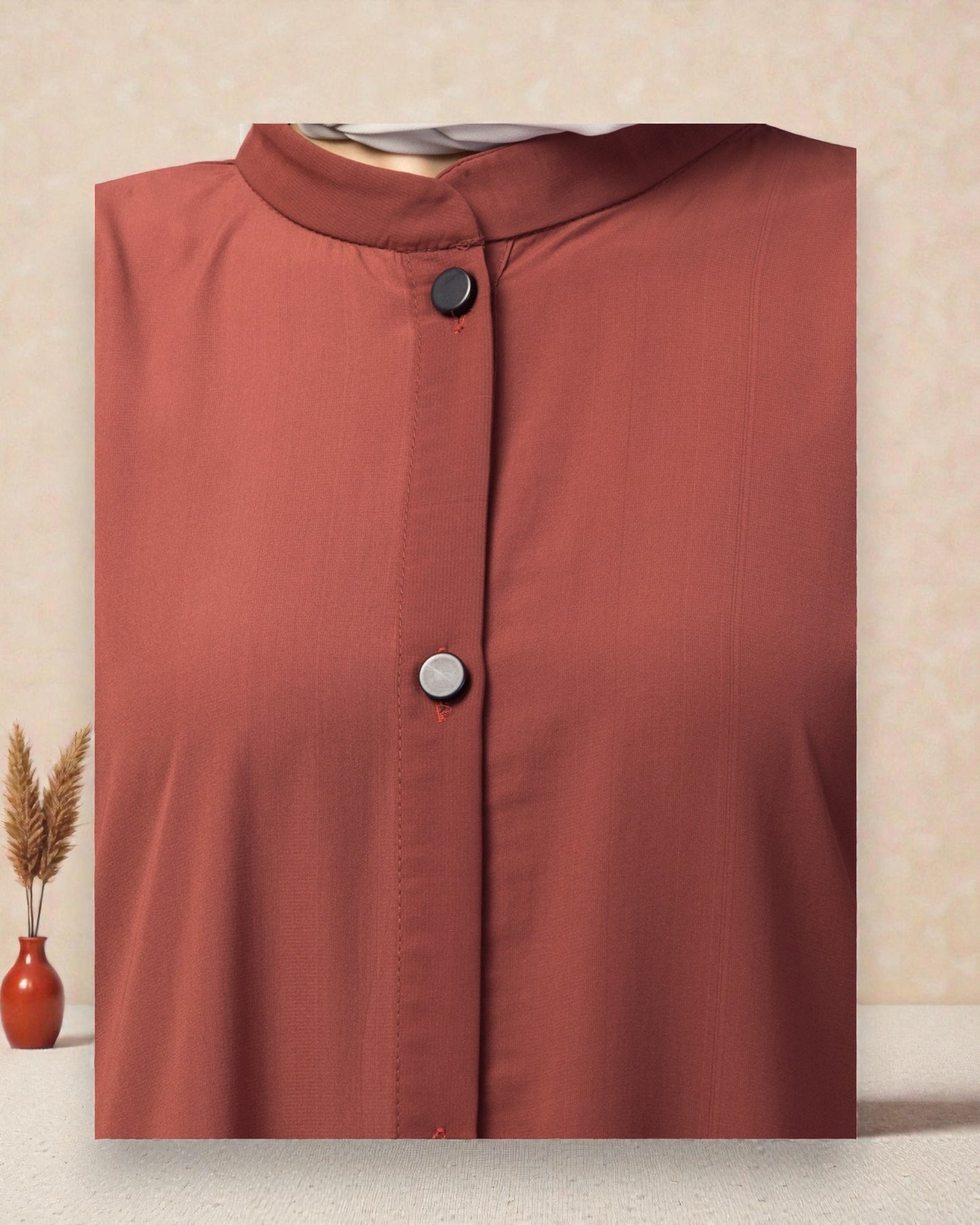 Front Open Abaya With Kimono Sleeves