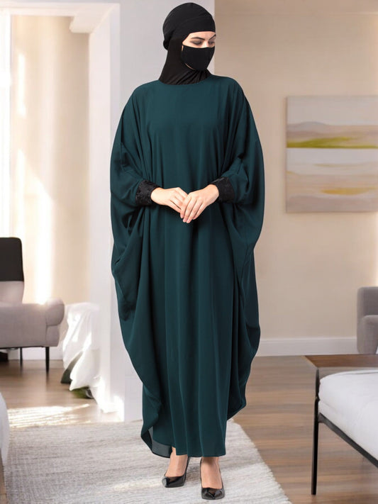 Musheco-Kaftan With Lacework