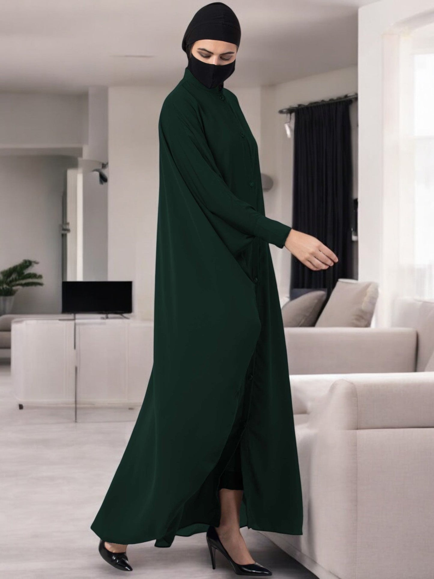Front Open Abaya Kaftan