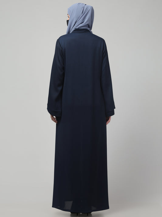 Front Open Abaya in Zoom Imported Fabric – Elegant Texture & Everyday Comfort
