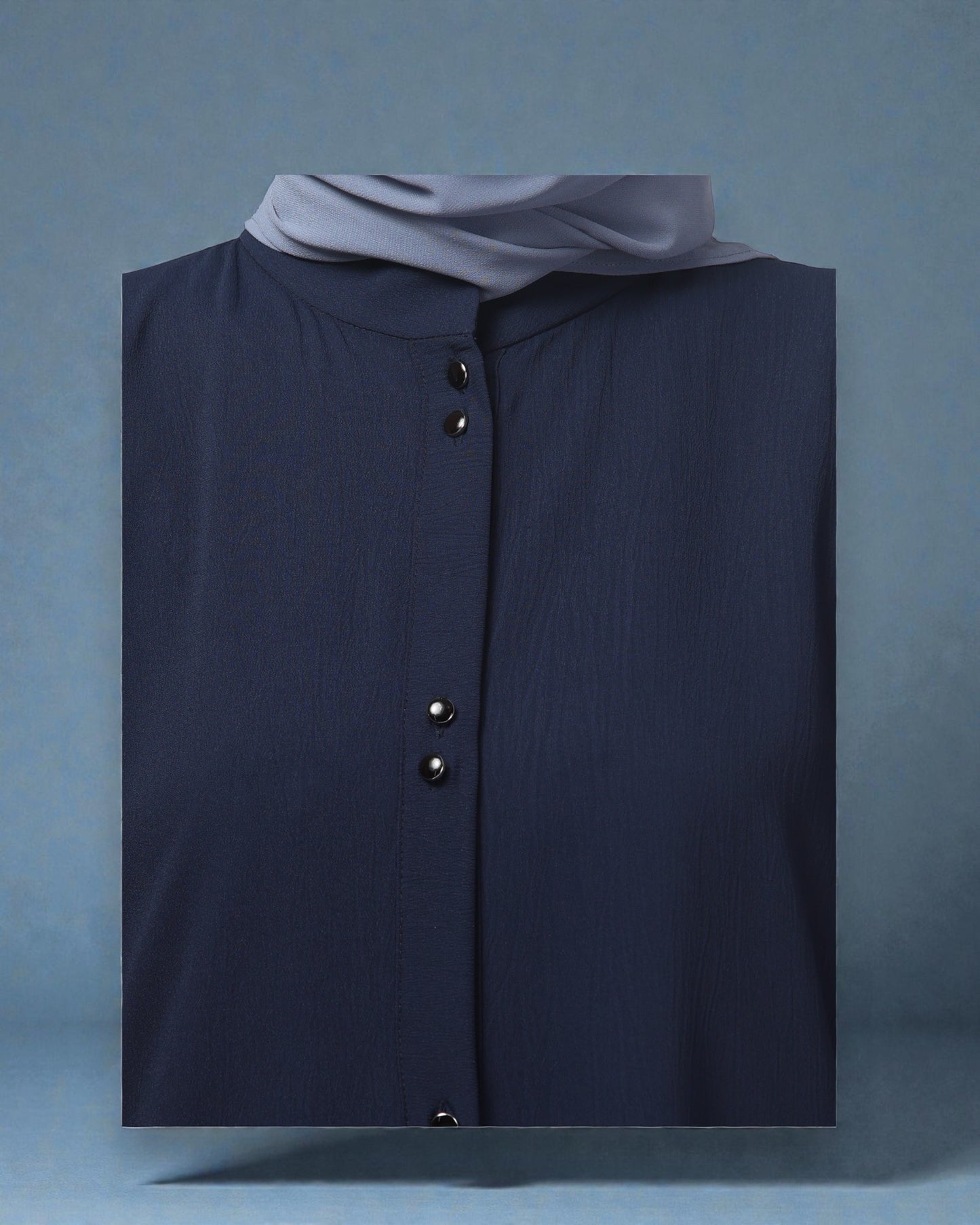 Front Open Abaya in CYE Crush Polyester – Subtle Texture & Timeless Elegance