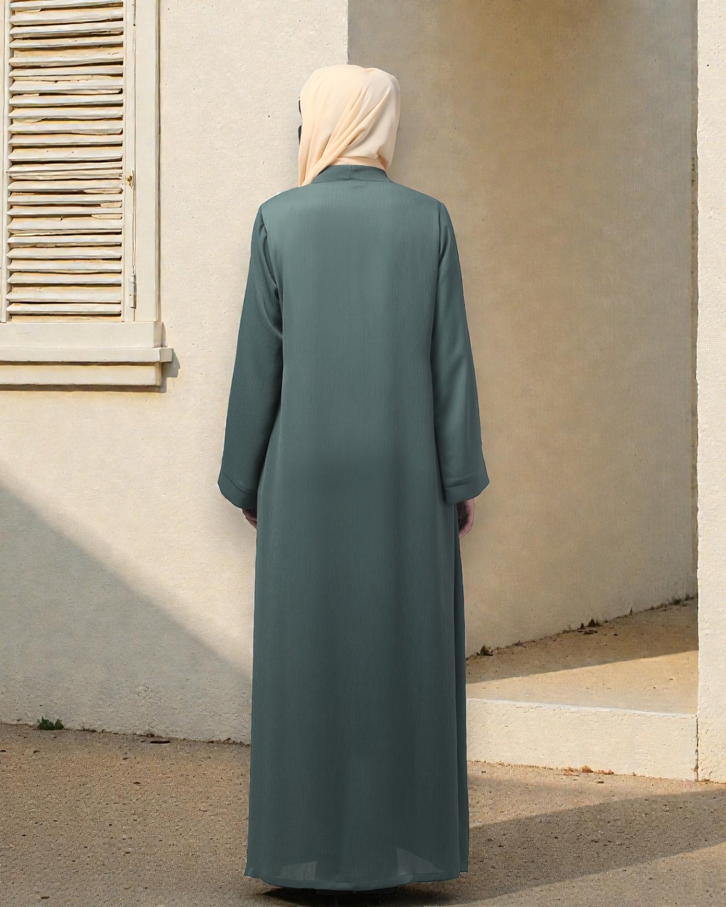 Front Open Abaya in Zoom Imported Fabric – Elegant Texture & Everyday Comfort
