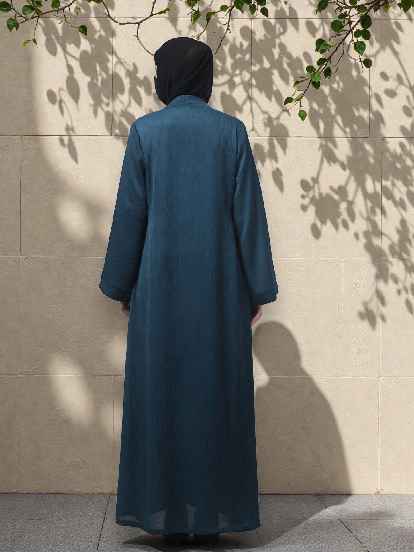 Front Open Abaya in Zoom Imported Fabric – Elegant Texture & Everyday Comfort