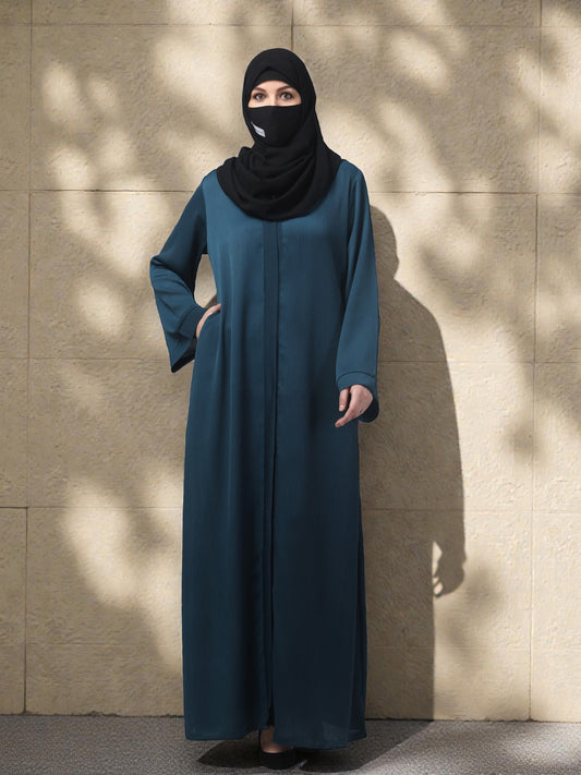 Front Open Abaya in Zoom Imported Fabric – Elegant Texture & Everyday Comfort
