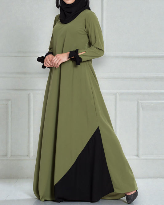 New Design Abaya Dress with Designer Sleeves