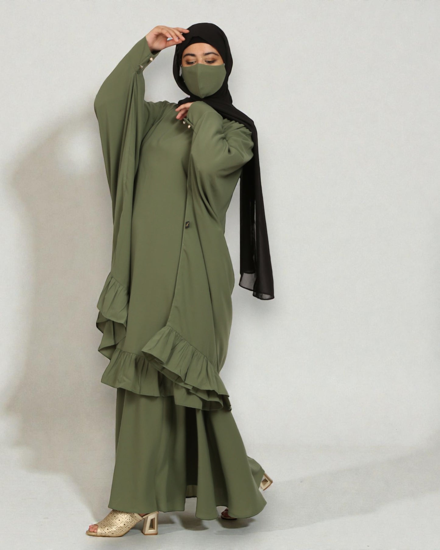 Long Free Size Tunic And Skirt Combo