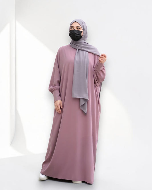 Free Size Burqa With Cuffed Sleeves