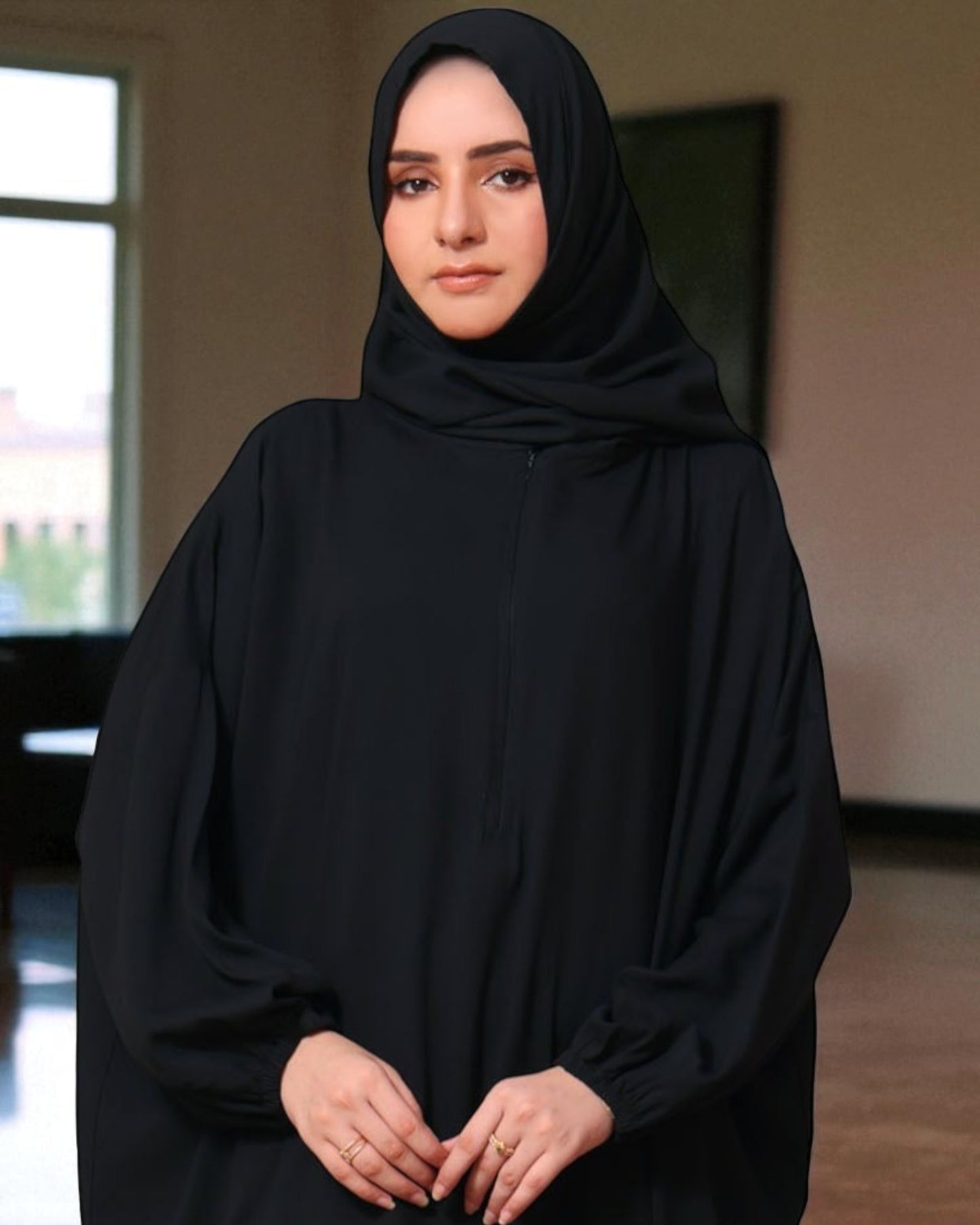 Free Size Kaftan Burqa in Firdaus Fabric