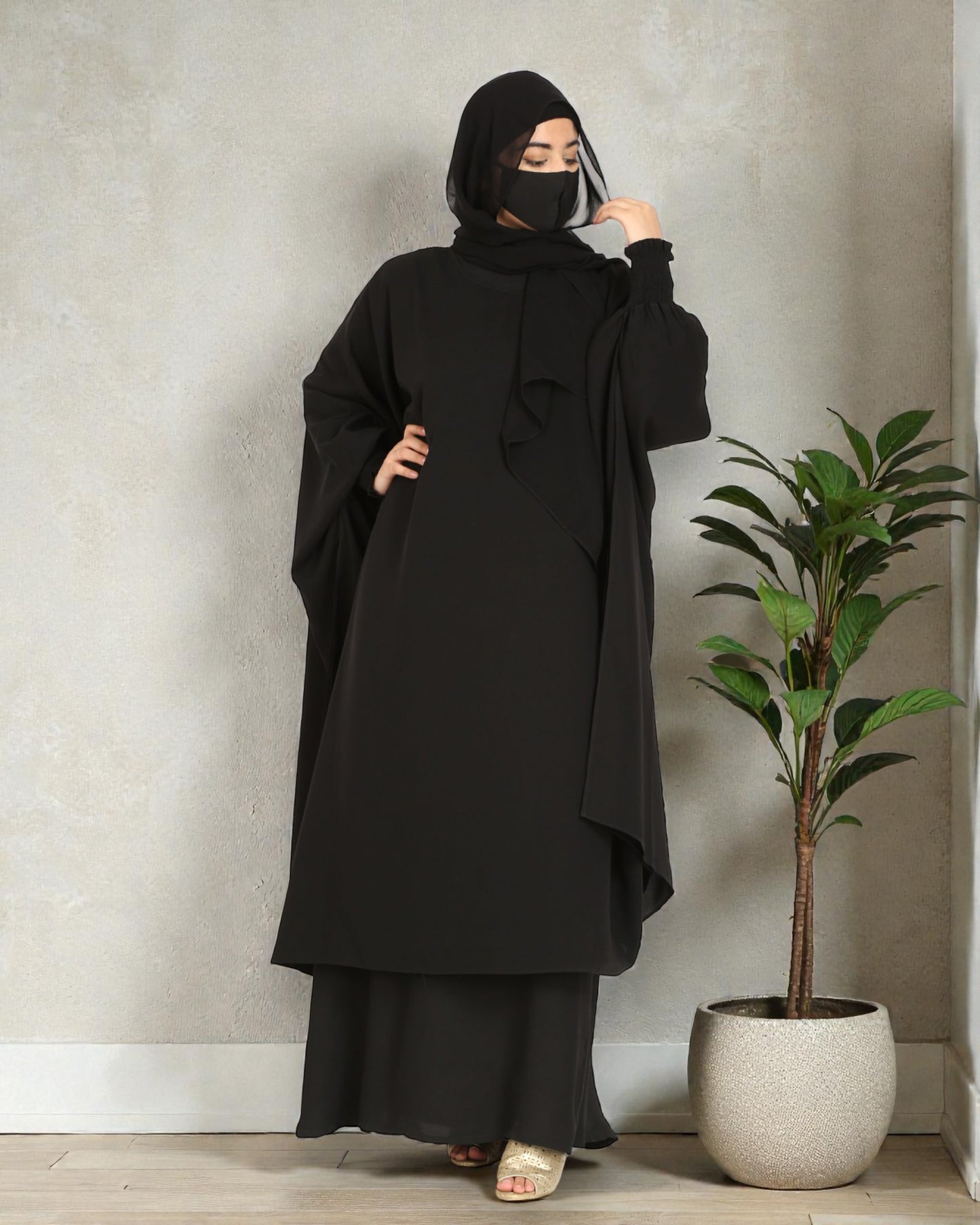 Long Free Size Tunic And Skirt Combo