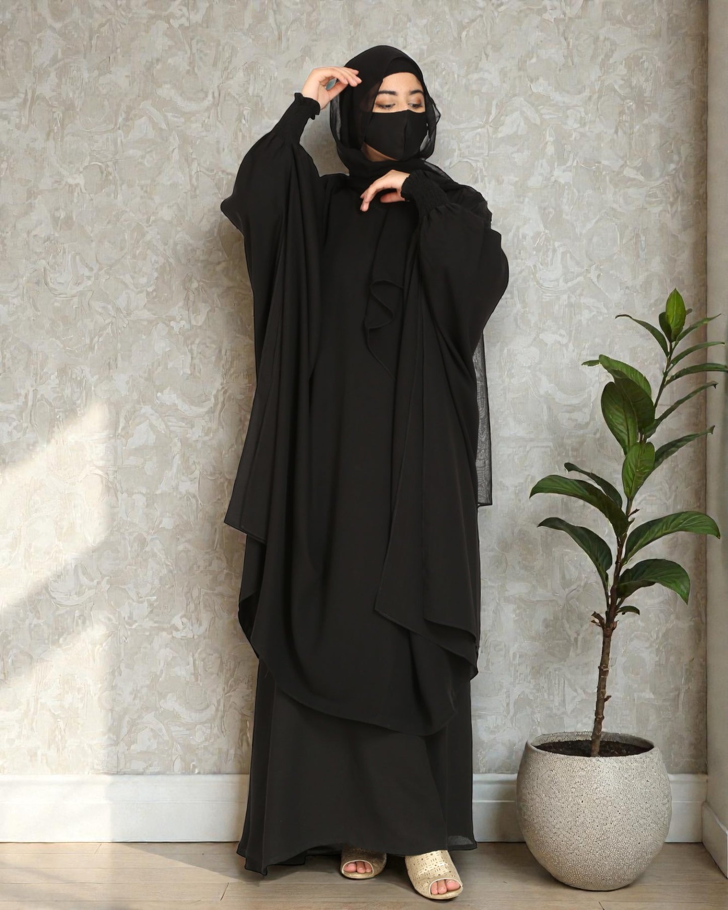 Long Free Size Tunic And Skirt Combo