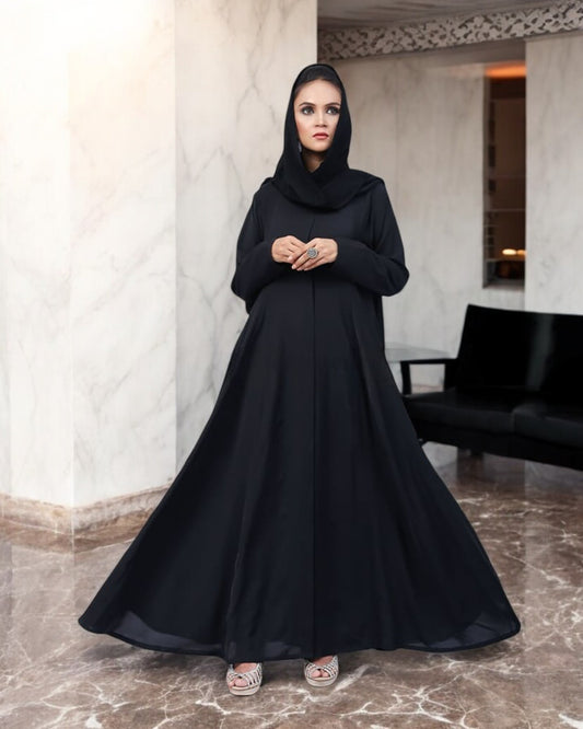 Front Open -Princess Seam Abaya
