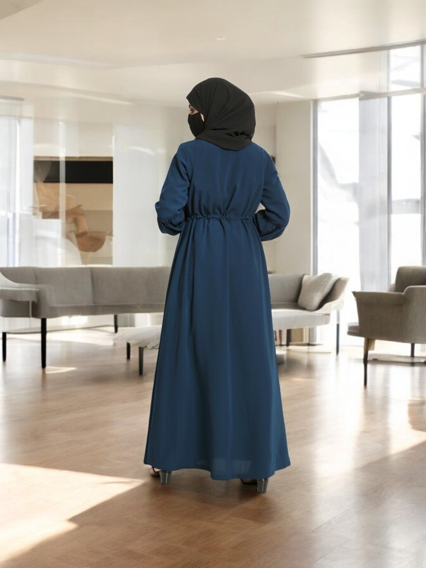 Abaya With Designer Sleeves