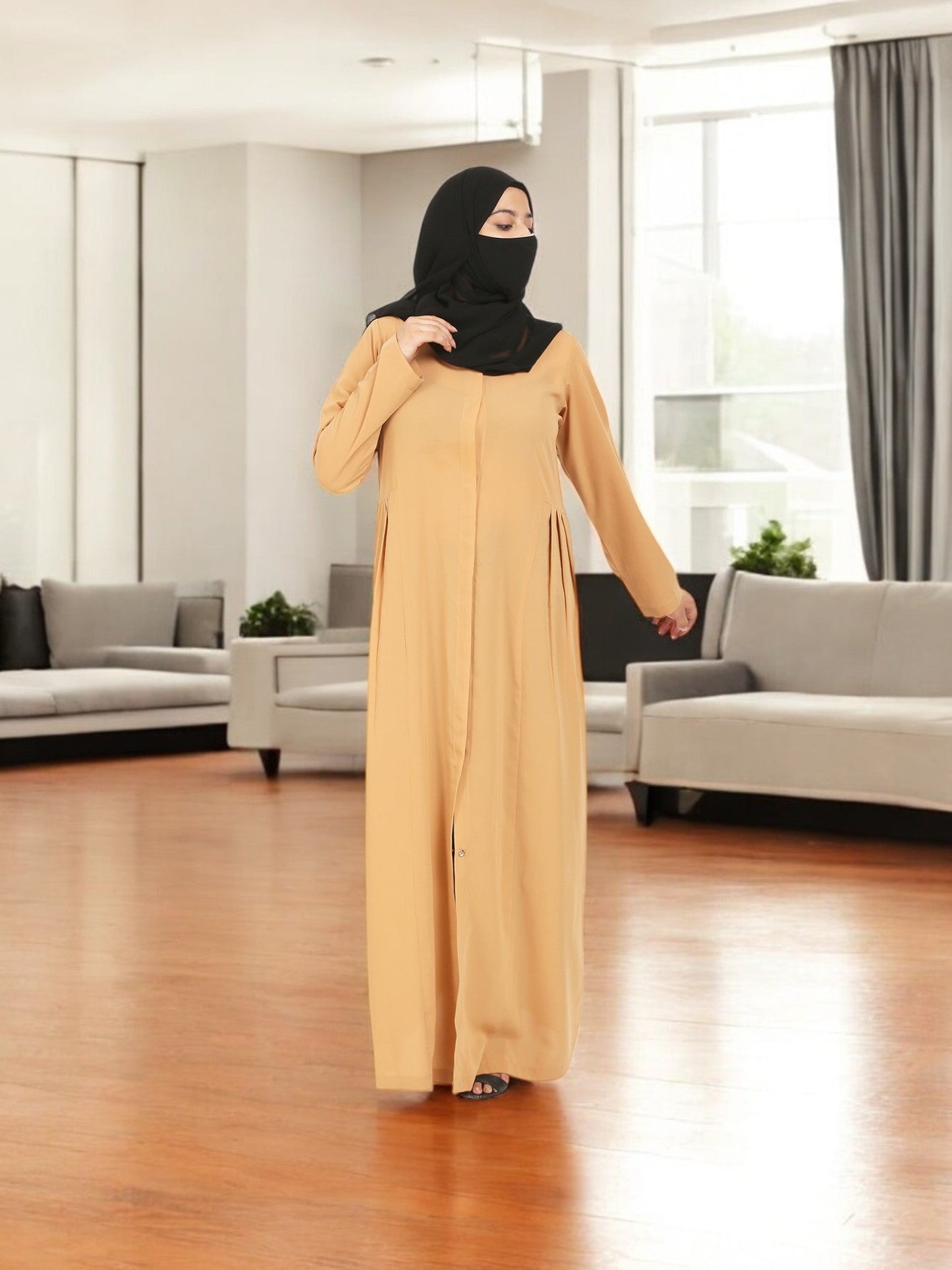 Front Open Designer Abaya