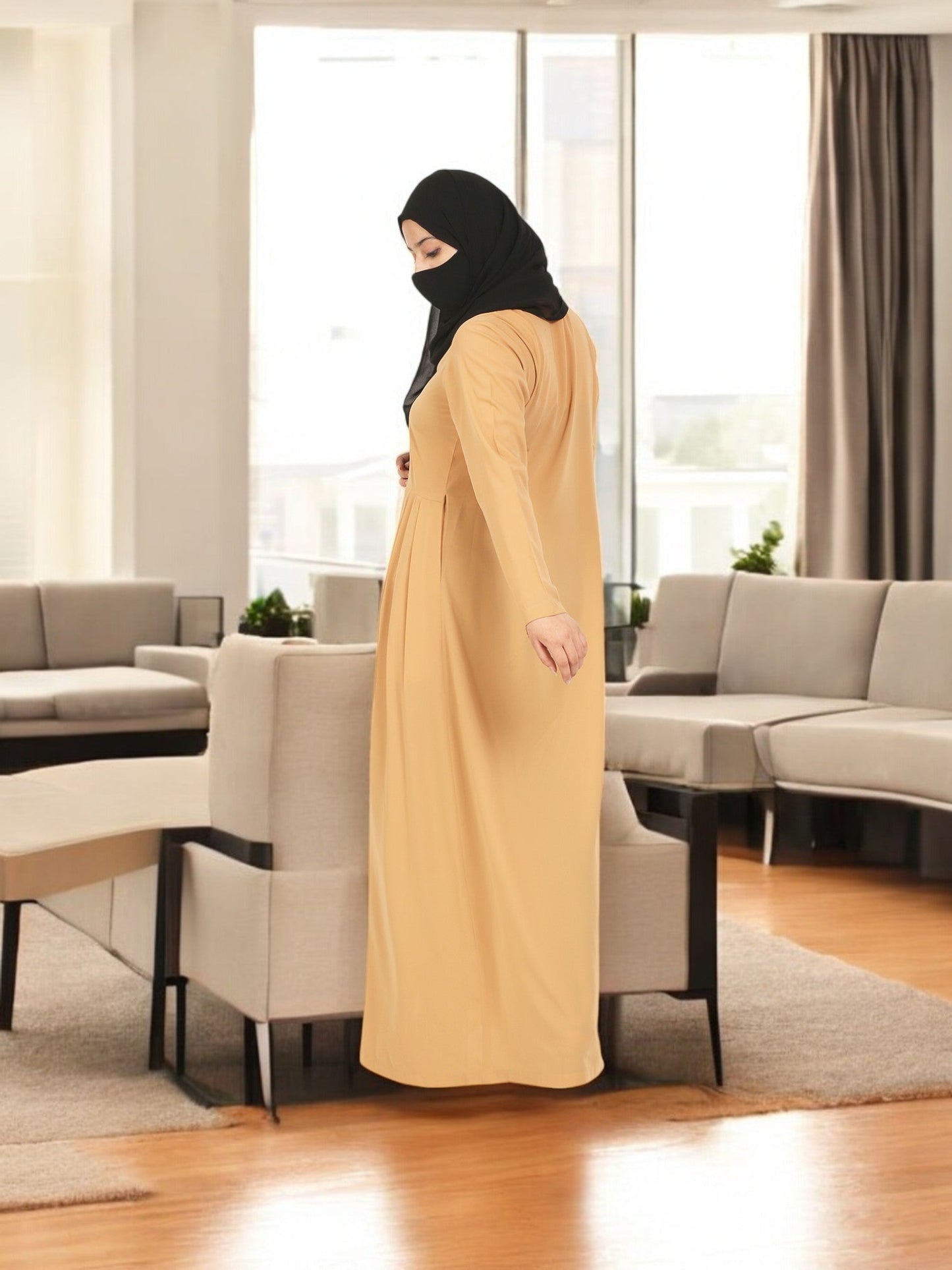Front Open Designer Abaya