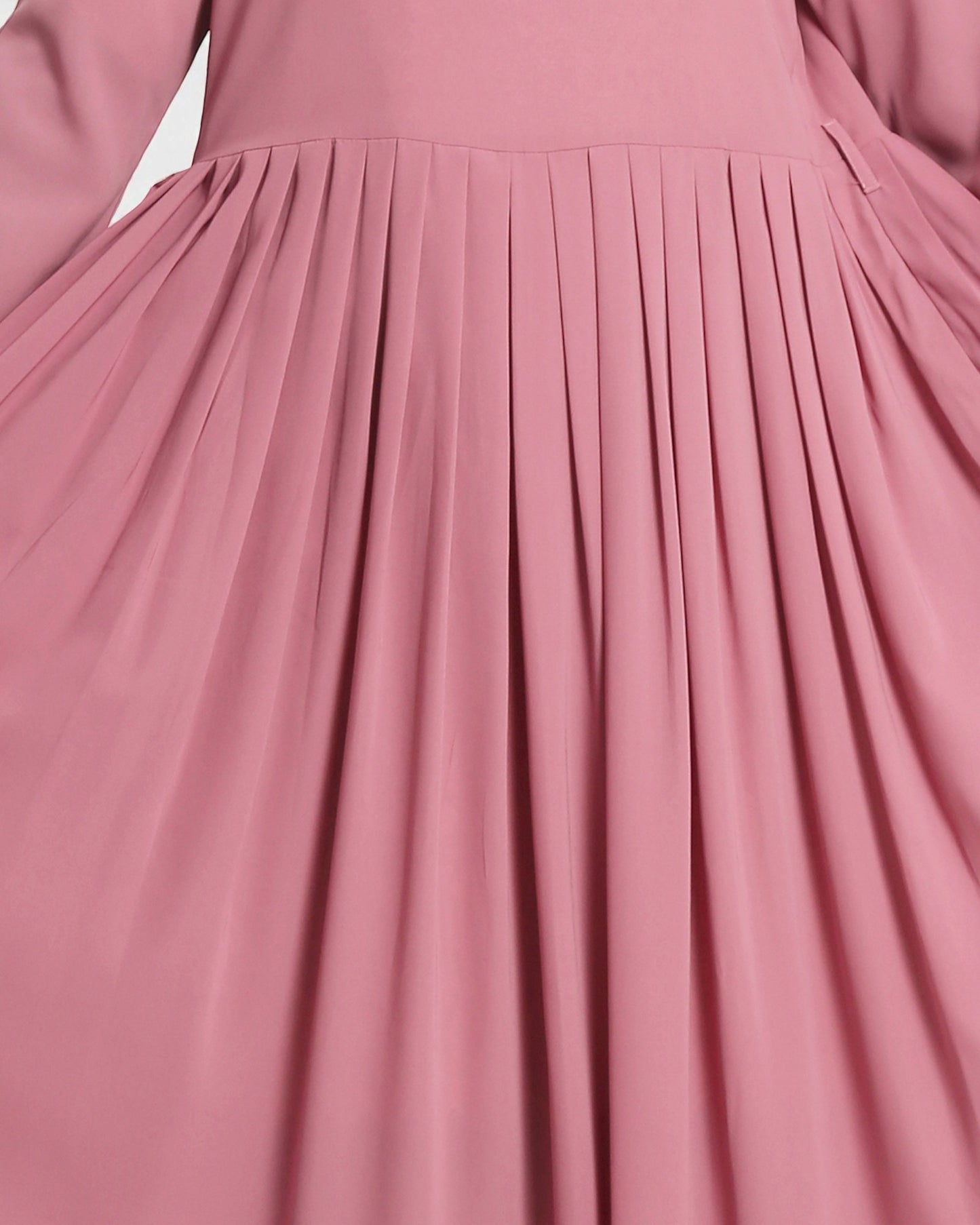 Designer Maxi Dress In Abaya Fit With Frills and Pleats.