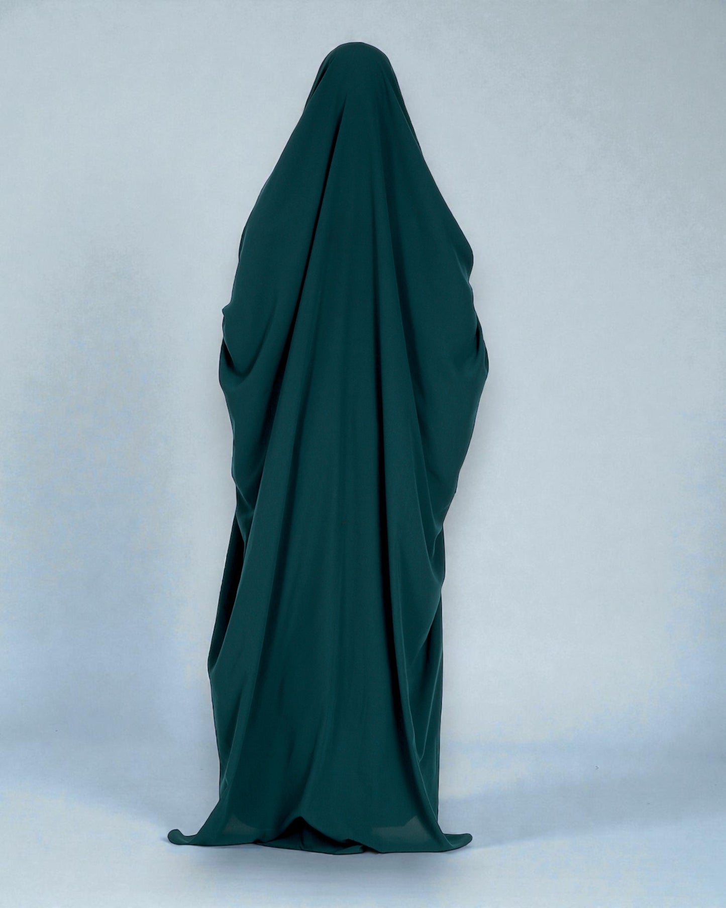 One Piece Jilbab With Adjustable Nose Piece