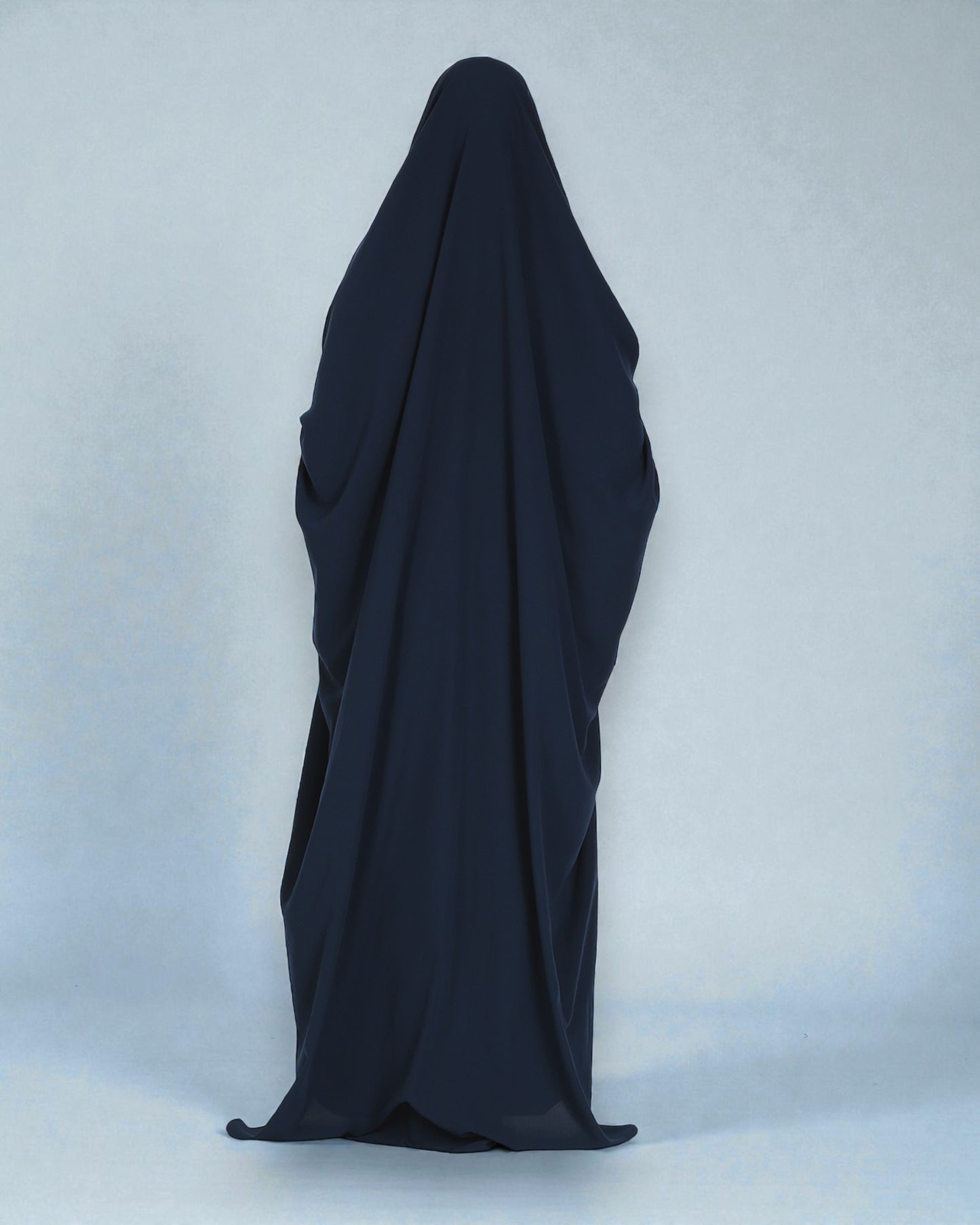 One Piece Jilbab With Adjustable Nose Piece