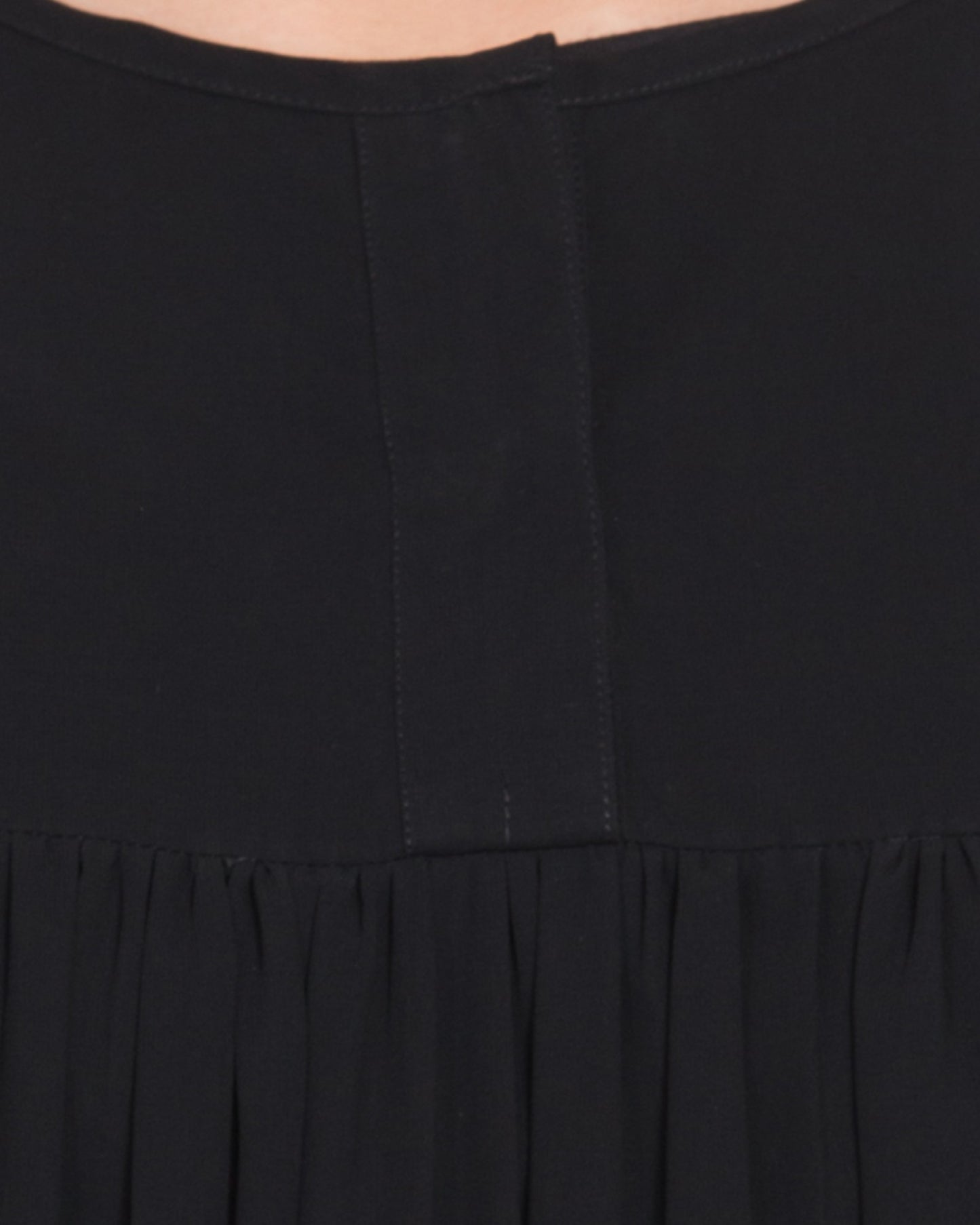 Loose From Chest| Arabian Abaya With Gather and Smocky Sleeves.