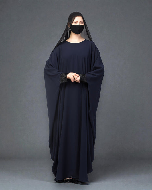 Free Size Kaftan Abaya With Lacework.