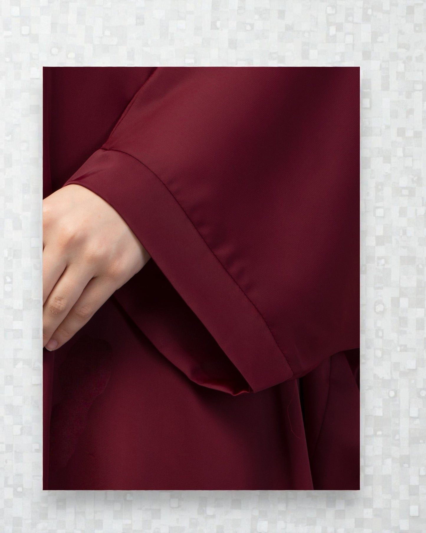 Loose Fit Classic Modest Kaftan Burqa In Nida Satin Fabric