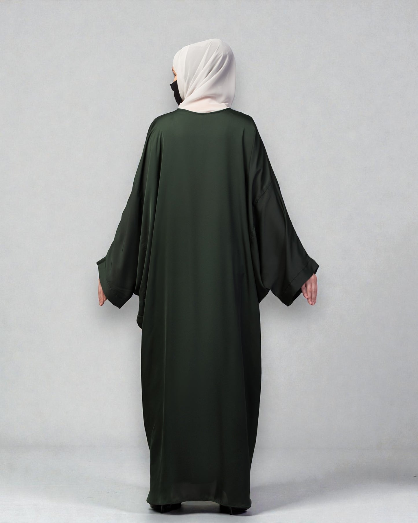 Loose Fit Classic Modest Kaftan Burqa In Nida Satin Fabric