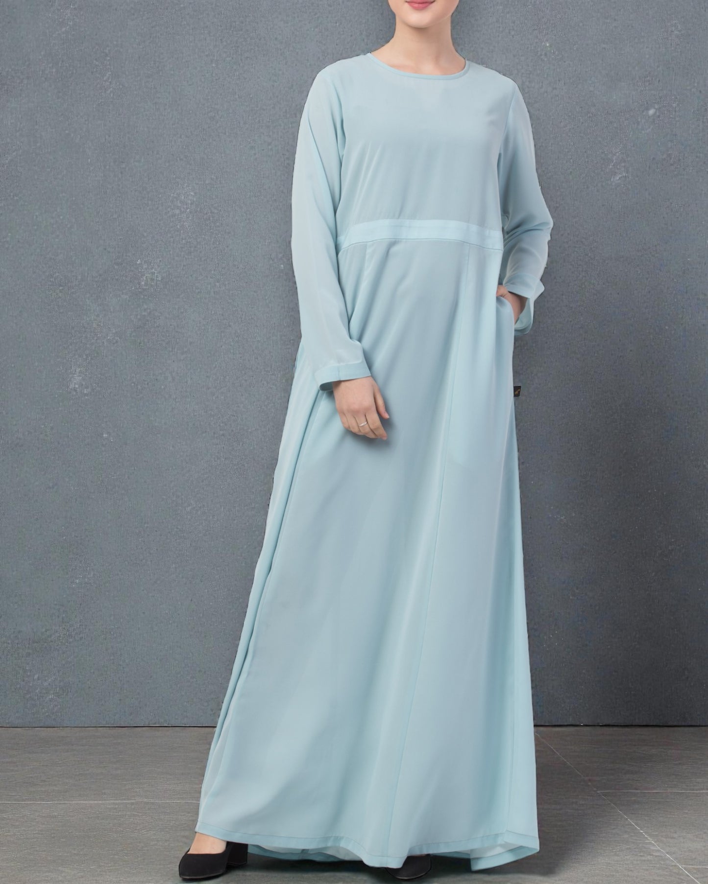 Musheco-Abaya With Detachable Cape In Firdaus Fabric