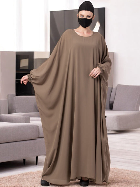 Kaftan With Elasticated Sleeves