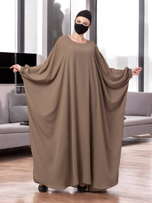 Kaftan With Elasticated Sleeves