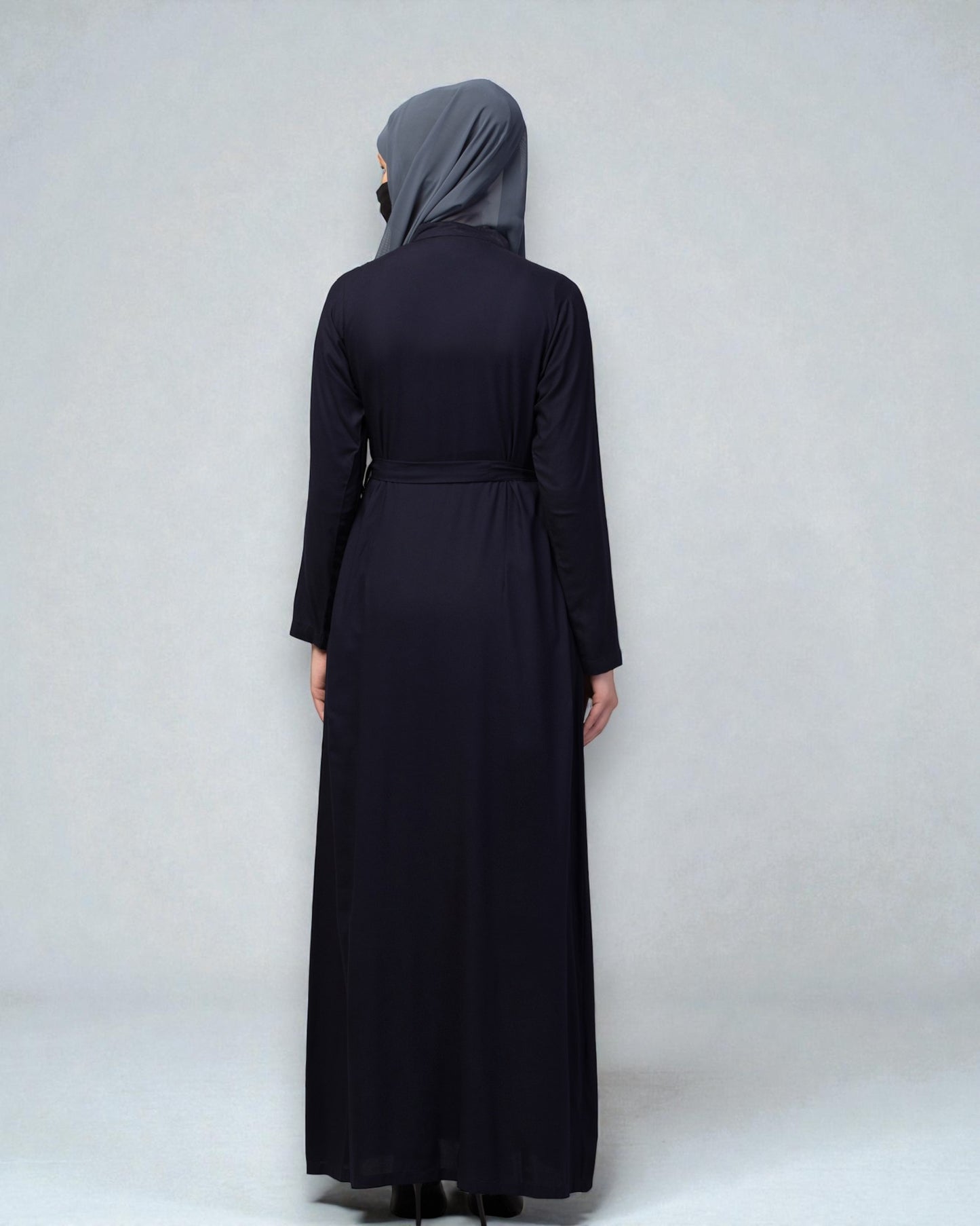 Elegant Front Open Summer Abaya Dress in Rayon Fabric