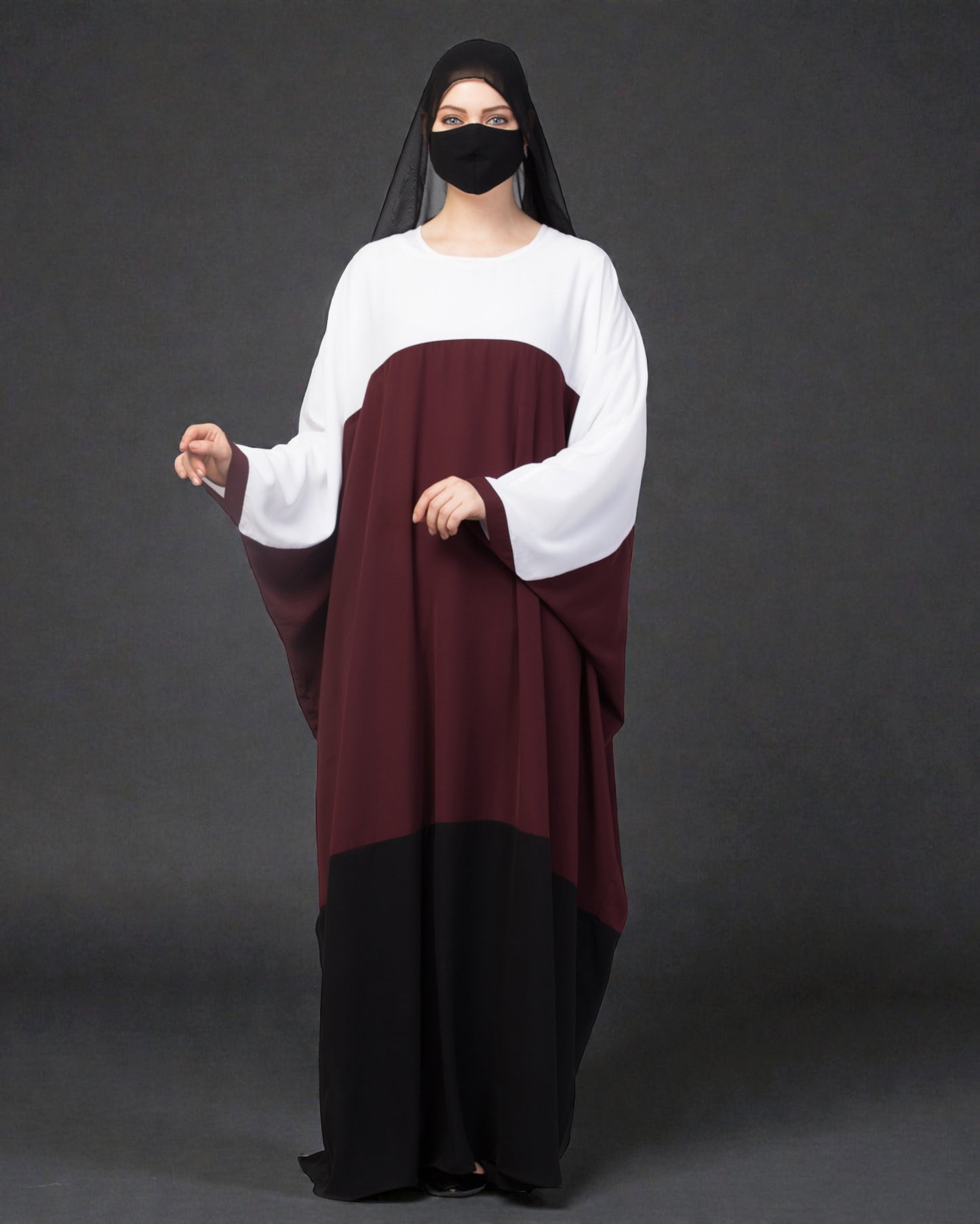 Musheco-Multi Color Abaya Kaftan.