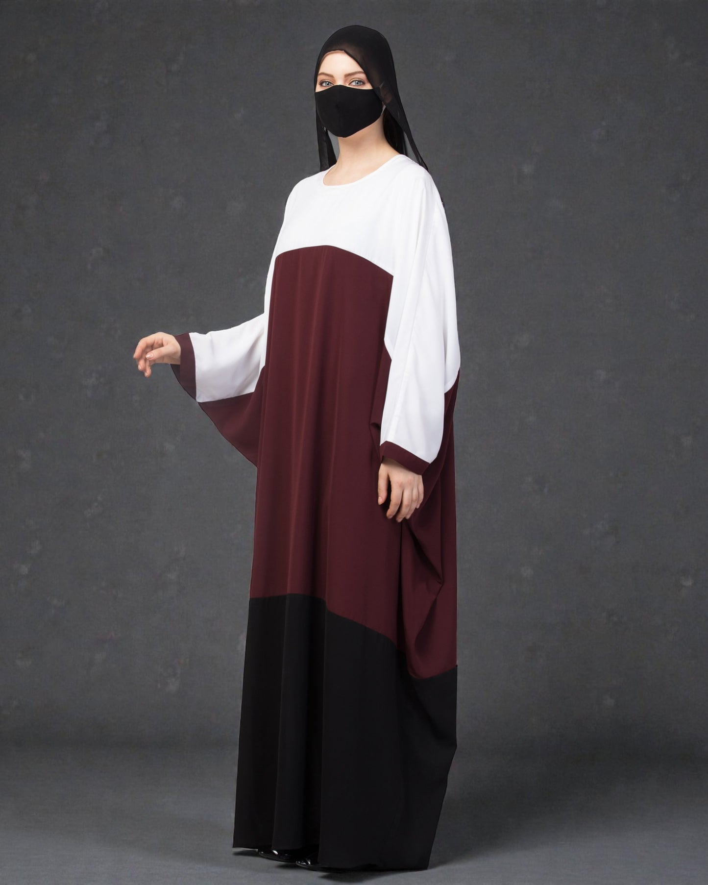 Musheco-Multi Color Abaya Kaftan.