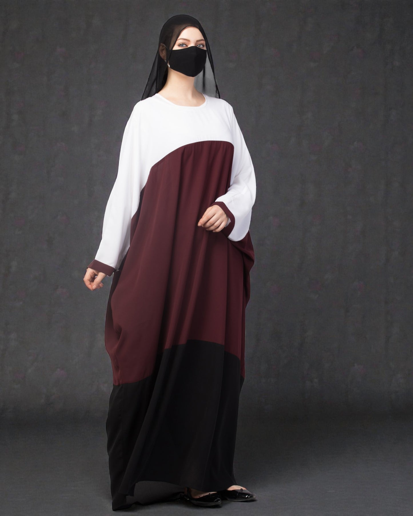 Musheco-Multi Color Abaya Kaftan.