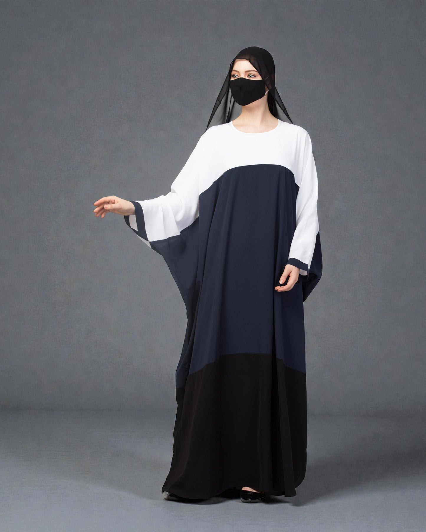 Musheco-Multi Color Abaya Kaftan.