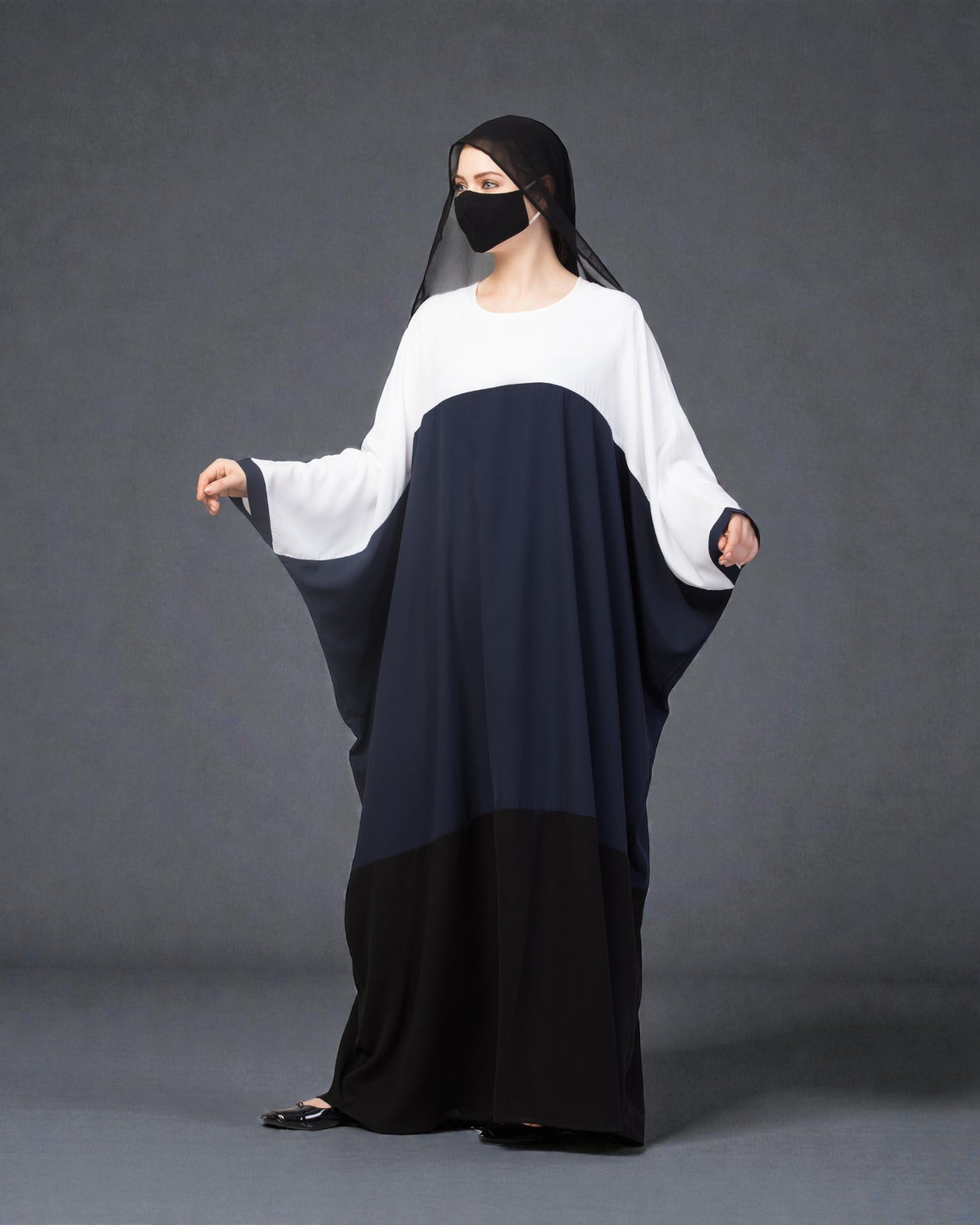 Musheco-Multi Color Abaya Kaftan.