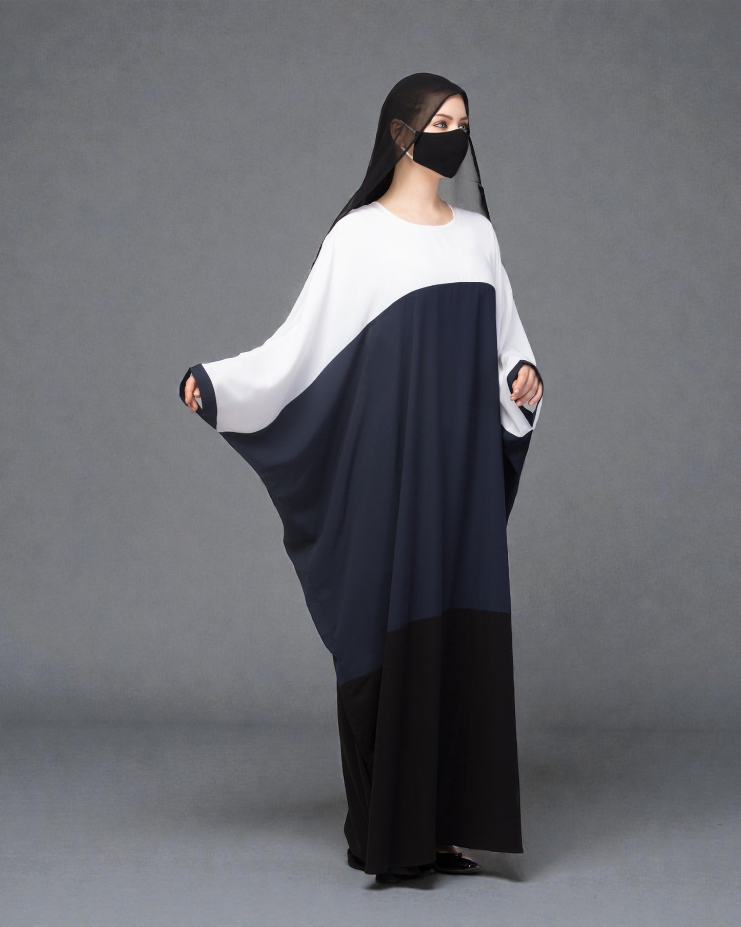 Musheco-Multi Color Abaya Kaftan.