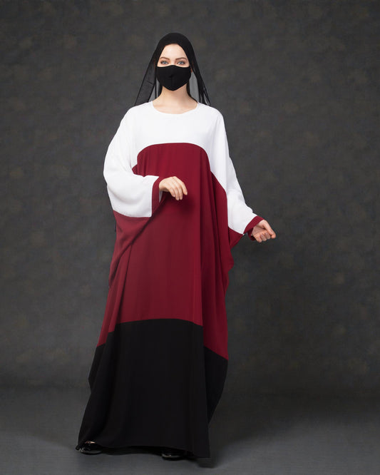 Musheco-Multi Color Abaya Kaftan.