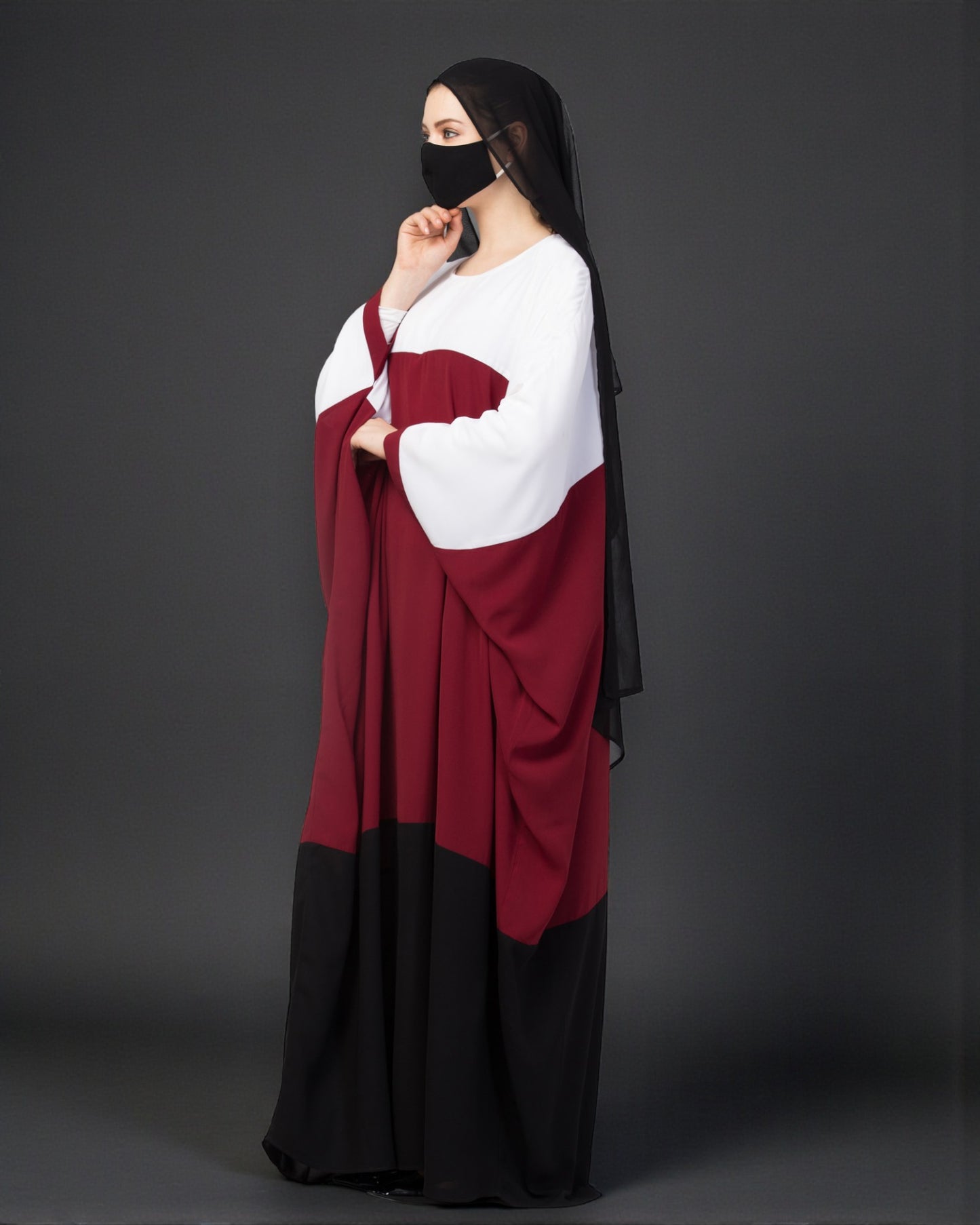 Musheco-Multi Color Abaya Kaftan.