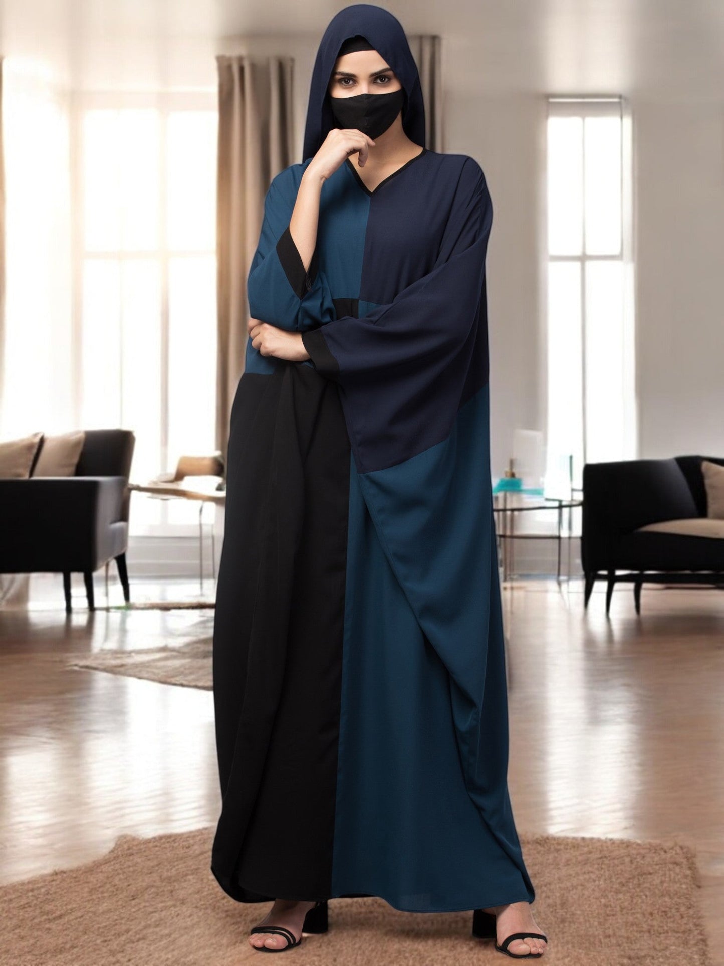 Multi Color Abaya Kaftan.