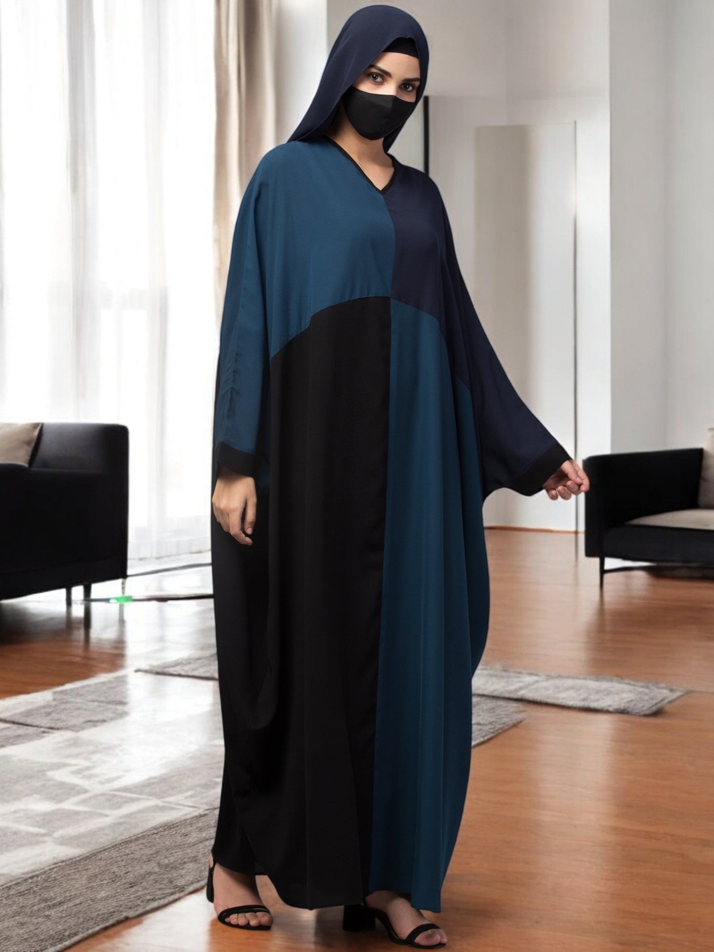 Multi Color Abaya Kaftan.