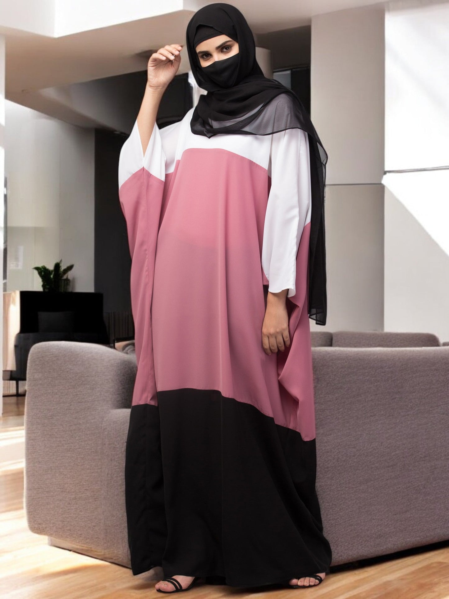 Multi Color Abaya Kaftan.