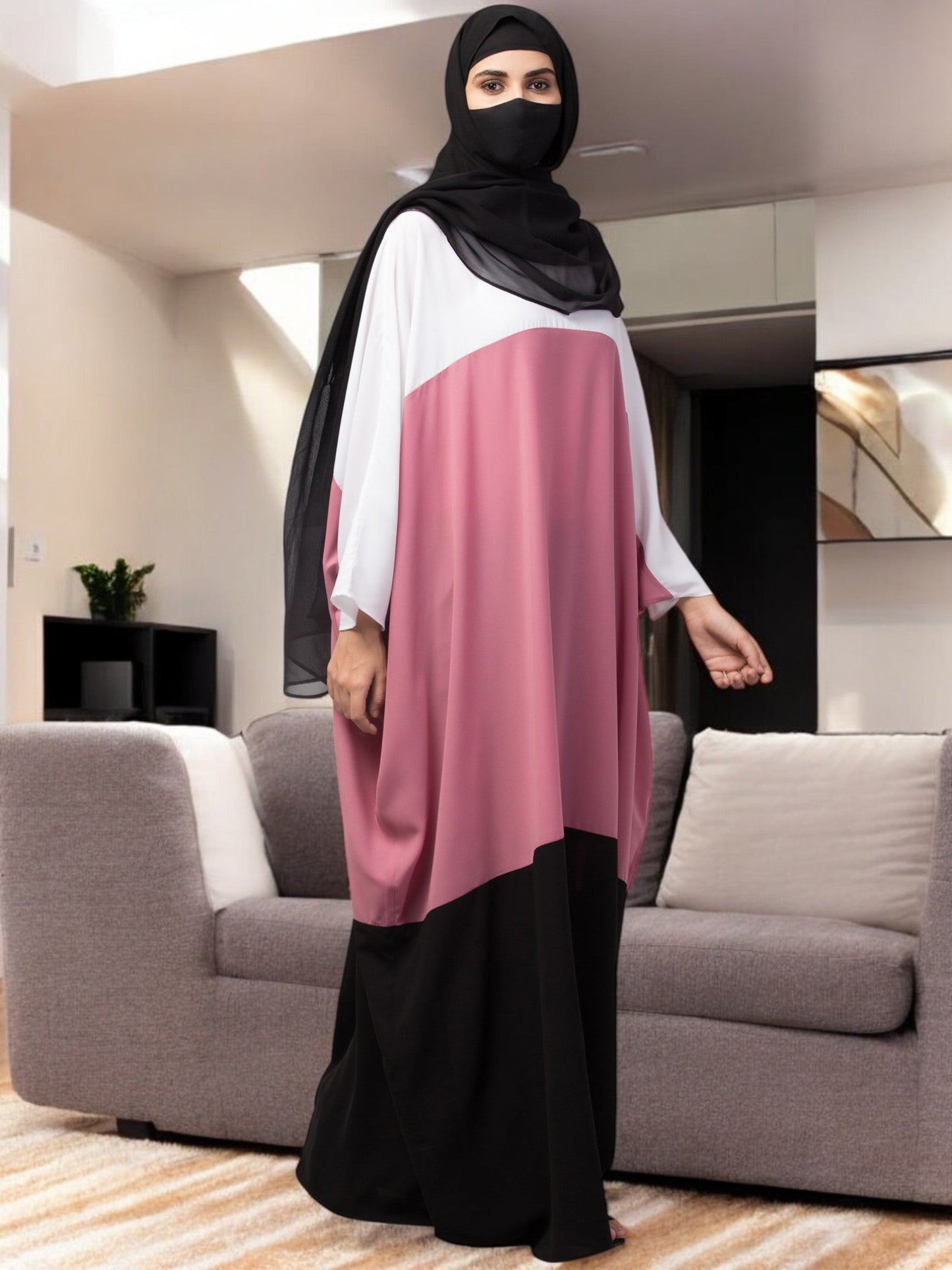Multi Color Abaya Kaftan.